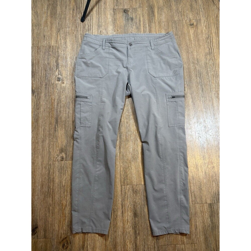 Kuhl Horizn Skinny Pants Pockets 6276 16 Short Gray Hiking Gorpcore Active